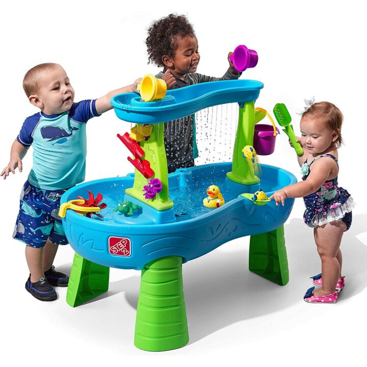 Step2 Rain Showers Splash Pond Water Table - 13 Accessories