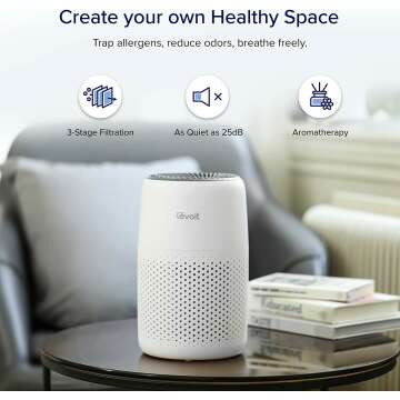 LEVOIT Air Purifier with HEPA Filter for Bedrooms