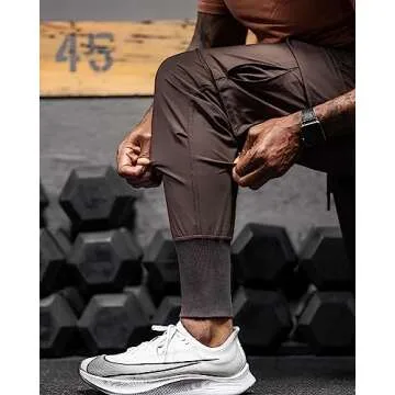 GINTPK Mens High Rib Jogger Sweatpants for All Activities