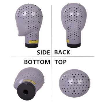 HOMEGOAL Hair Dryer Fresh Wig Head Dryer Stand for Quick Drying