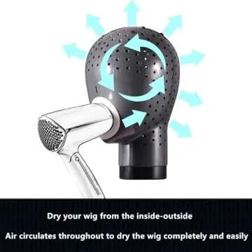 HOMEGOAL Hair Dryer Fresh Wig Head Dryer Stand