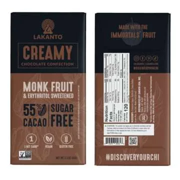 Lakanto Sugar Free Chocolate Bars Variety Pack - Decadent Treats