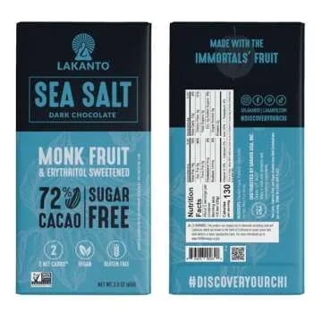 Lakanto Sugar Free Chocolate Bars Variety Pack - Decadent Treats