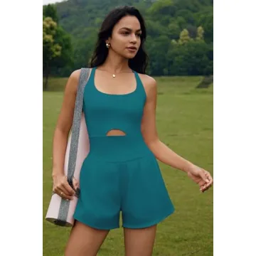 ReachMe Women's Stylish Athletic Workout Romper for Active Wear