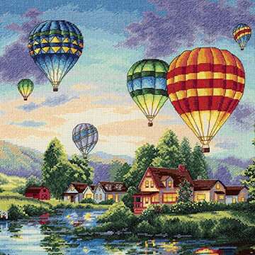 Dimensions Hot Air Balloon Advanced Counted Cross Stitch Kit