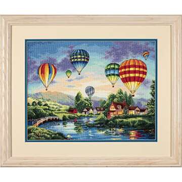 Dimensions Hot Air Balloon Advanced Counted Cross Stitch Kit