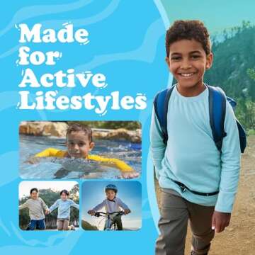 INGEAR Boys' Rash Guard with UPF 50+ Sun Protection, Quick-Dry Swim Shirts for Boys, Lightweight and Dry Fit Sizes XS-XL (Yellow, X-Large)