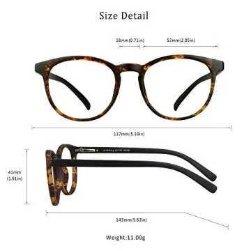 LifeArt Blue Light Blocking Glasses for Comfort & Clarity