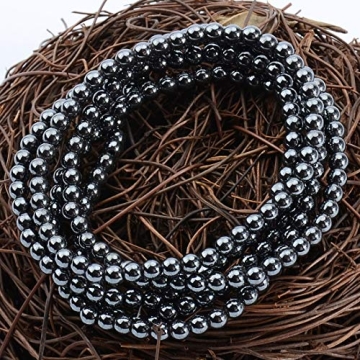 MASSIVE BEADS Hematite Healing Bracelet for Wellness