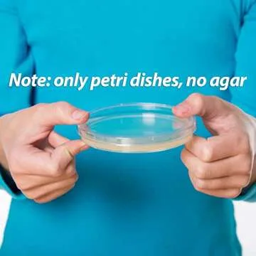 20 Pack Sterile Plastic Petri Dishes 90mm Diameter