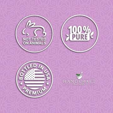 Handcraft Blends Lavender Essential Oil - 1 Fl Oz - 100% Pure and Natural - Premium Grade Essential Oil for Diffuser and Aromatherapy