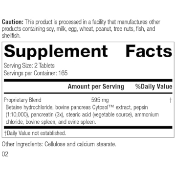 Standard Process Zypan - Digestive Health Supplement