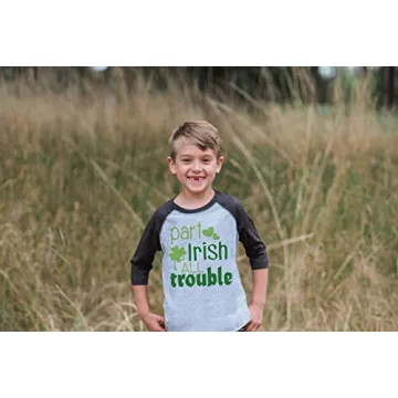 Cute St. Patrick's Day Baseball Shirt for Toddlers