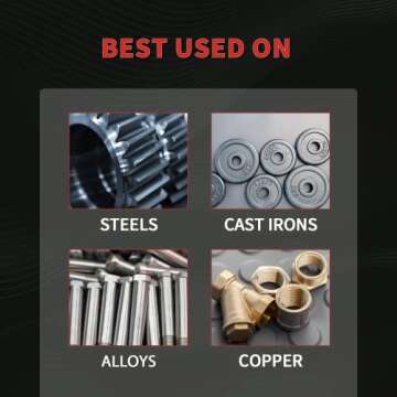 S&F STEAD & FAST Carbide Burr with 1/4” Shank 1/2” Cutter Dia 1/2” Length, Professional Grade Tungsten File, Die Grinder Bit for Metals, Rotary File Ball Shape, Grinding Burr Bit