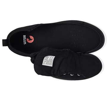 BILLY Footwear CS Sneaker High for Men - Man-Made Upper with Lining, Round Toe Silhouette, Lace-Up C...