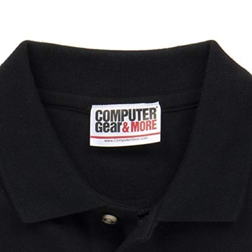 Shop SpaceX Logo Polo Shirt for Men Women in Black