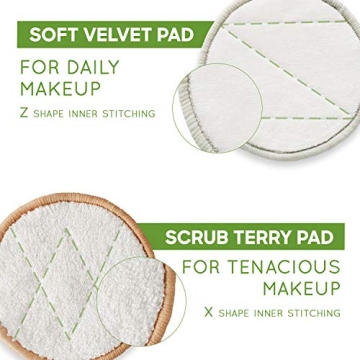 Bambaw Reusable Makeup Remover Pads 16 Cotton Rounds