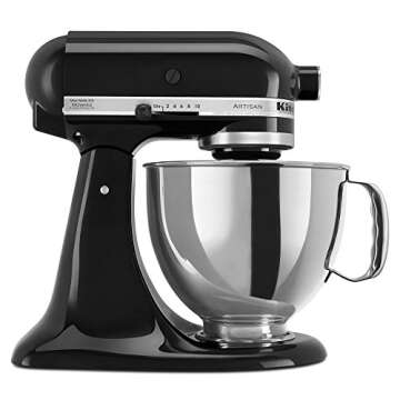 KitchenAid RRK150OB 5 Qt. Artisan Series - Onyx Black (Renewed)