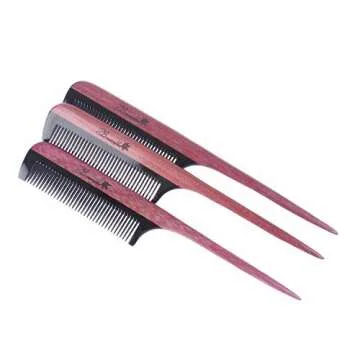 Breezelike Hair Combs Fine Tooth Purpleheart Wood Comb