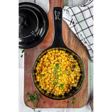 Xtrema- Ceramic Cookware Traditions Saucepan/Pot With Lid | 100% Ceramic, Eco-Friendly, Green All Natural, Stove, Oven & Microwave Safe 1-Quart