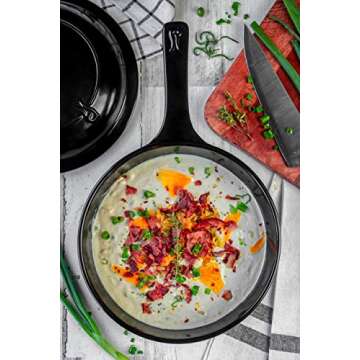 Xtrema- Ceramic Cookware Traditions Saucepan/Pot With Lid | 100% Ceramic, Eco-Friendly, Green All Natural, Stove, Oven & Microwave Safe 1-Quart