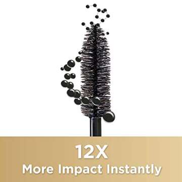 L’Oréal Paris Voluminous Extra-Volume Collagen Waterproof Mascara, Blackest Black, 0.34 Ounces