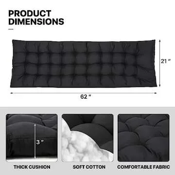 MoNiBloom Reinforced Zero Gravity Chair, Folding Pool Beach Lounger, Portable Tanning Chaise with Cushion, Headrest and Side Tray, 330lbs Capacity - Black