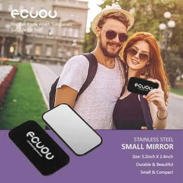 FCUVO Gradient Purple Sunglass Organizer & Pouch