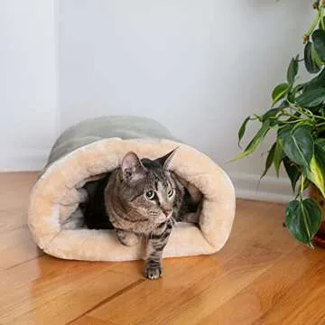Armarkat Cozy Kitty Tunnel Bed for Cats, 20-Inch Size