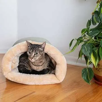 Armarkat Cozy Kitty Tunnel Bed for Cats, 20-Inch Size