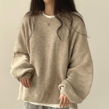 Cozy Women's Oversize Sweater for Fall and Winter Chic Style