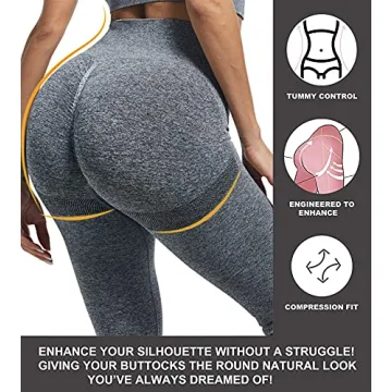 CHRLEISURE Seamless Leggings for Women - Stylish & Fit