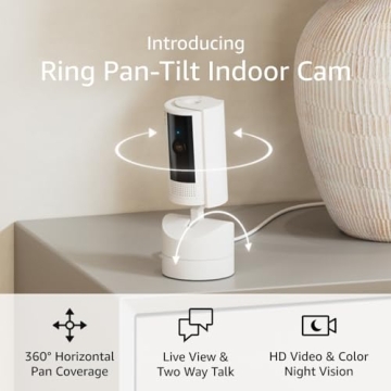 Ring Pan-Tilt Indoor Cam: 360° Coverage & HD Video