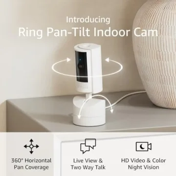 Ring Pan-Tilt Indoor Cam: 360° Coverage & HD Video