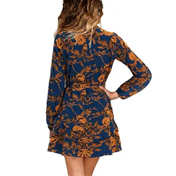 UGUEST Floral Mini Swing Dress - Party & Wedding Ready