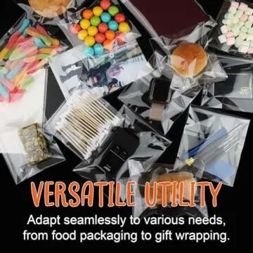 200 Cookie Bags Self Sealing 4x6 Inch Treat Bags