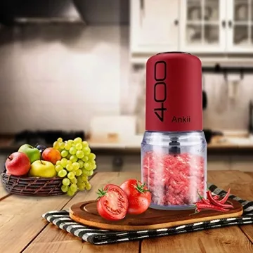 ANKII 2-Cup Mini Food Processor for Easy Meal Prep