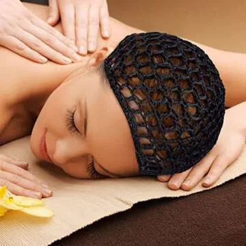 Geyoga Mesh Crochet Hair Net Snood Hats for Women