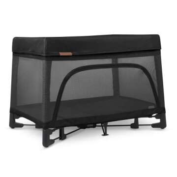 UPPAbaby Remi Playard Deluxe 3-in-1 Portable Playard, Bedside Bassinet + Travel Crib, Organic Cotton...