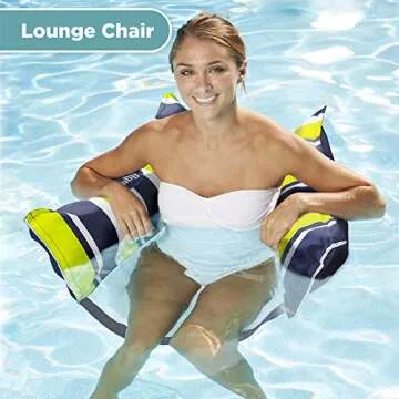 Aqua 4-in-1 Deluxe Monterey Pool Float for Adults