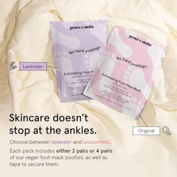 Award-Winning Grace & Stella Foot Peeling Mask for Soft Feet