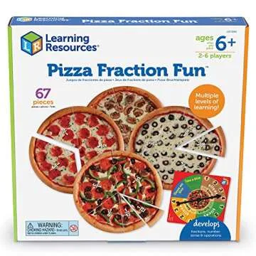 Engaging Pizza Fraction Fun Game for Kids Ages 6 Plus