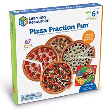 Engaging Pizza Fraction Fun Game for Kids Ages 6 Plus