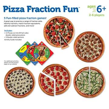 Engaging Pizza Fraction Fun Game for Kids Ages 6 Plus