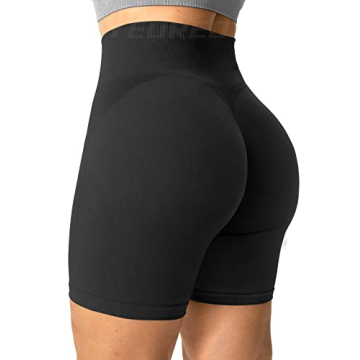 YEOREO Seamless Scrunch Shorts for Women Gym Yoga