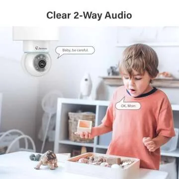 JENNOV 3K Light Bulb Security Camera for Home Security