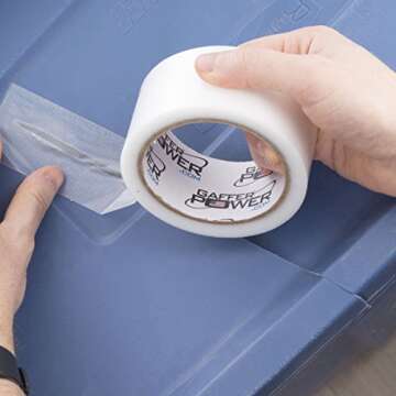 Gaffer Power Transparent Duct Tape | Ultra High Performance Weather Resistant Tape for Repairs, Patching, Sealing, Mounting | Residential, Commercial & Industrial Uses 2 Inch x 20 Yards