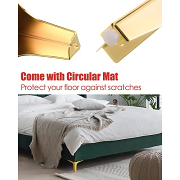 Stylish Gold Metal Furniture Legs for Modern Decor