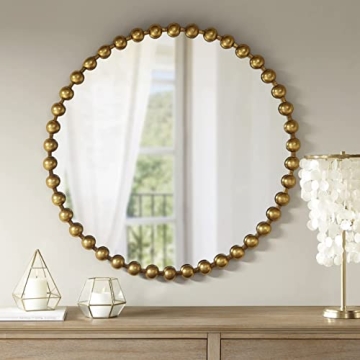 Madison Park Marlowe Round Mirror for Chic Home Decor