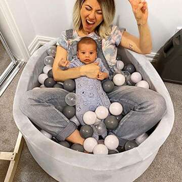 Avrsol Toddlers Ball Pit - Safe Foam Fun Playpen